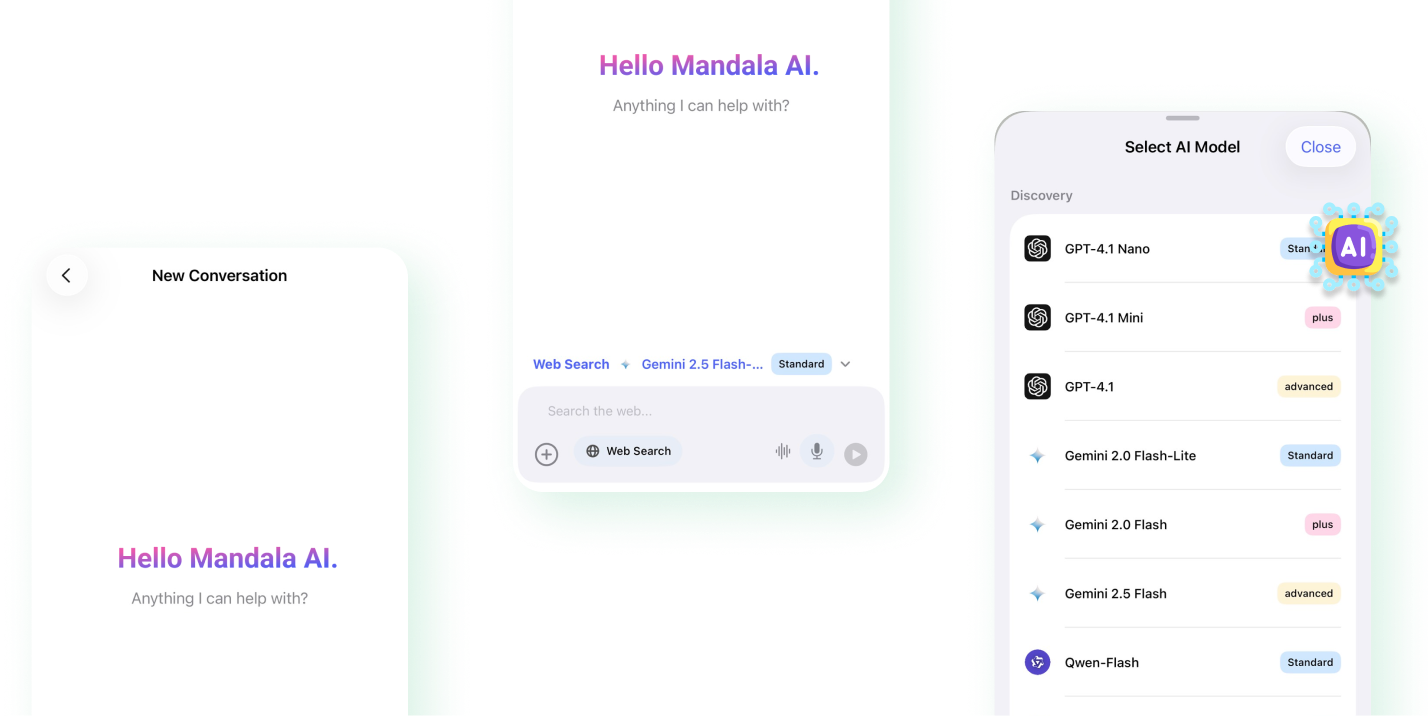 Mandala AI Mobile App